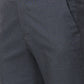 Raymond Men Grey Checks Slim Fit Polyester Blend Trouser