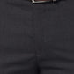Raymond Men Black Checks Slim Fit Polyester Blend Trouser