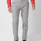 Raymond Men Blue Structure Slim Fit Polyester Blend Trouser