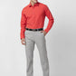Raymond Men Blue Structure Slim Fit Polyester Blend Trouser