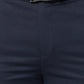 Raymond Men Black Structure Slim Fit Polyester Blend Trouser