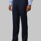 Men Regular Fit Blue Trouser