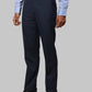 Men Regular Fit Blue Trouser