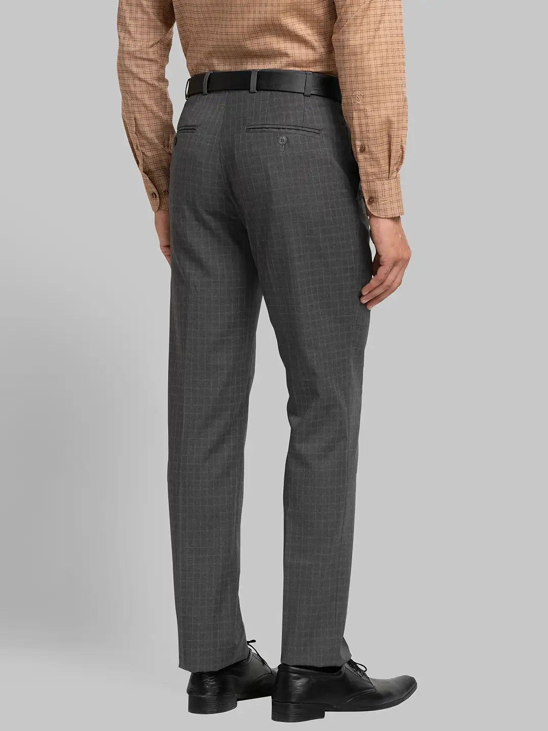 Men Regular Fit White Trouser