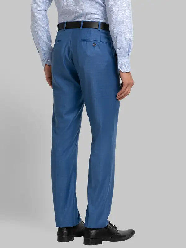 Men Contemporary Fit Brown Trouser