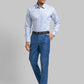 Men Contemporary Fit Brown Trouser