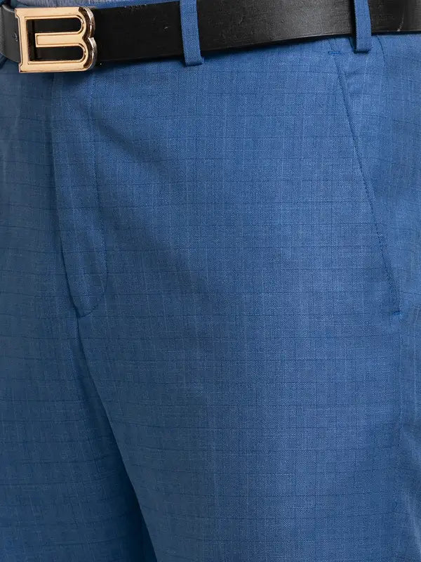Men Contemporary Fit Brown Trouser