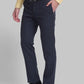 Men Regular Fit Blue Chinos & Trouser