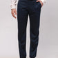 Men Blue Contemporary Fit Checks Terelyne Blend Trouser