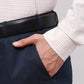 Men Blue Contemporary Fit Checks Terelyne Blend Trouser