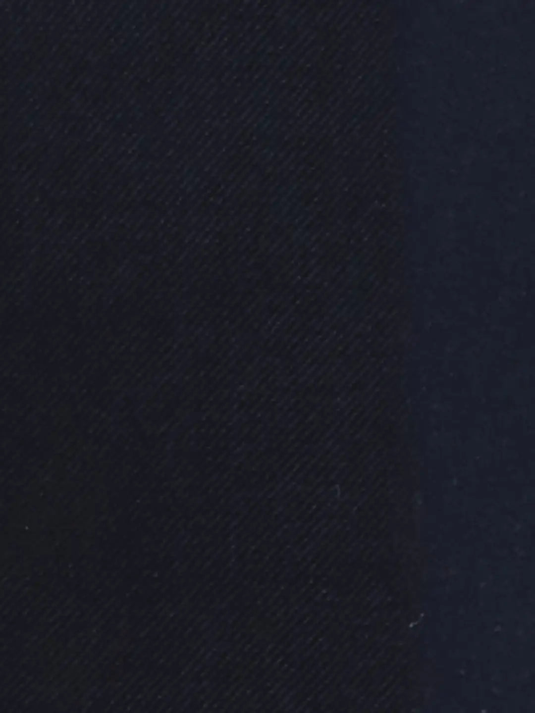 Men Blue Contemporary Fit Solid Polyester Blend Trouser