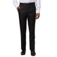 Men Blue Contemporary Fit Structure Polyester Blend Trouser