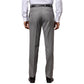 Men Blue Contemporary Fit Checks Polyester Blend   Trouser