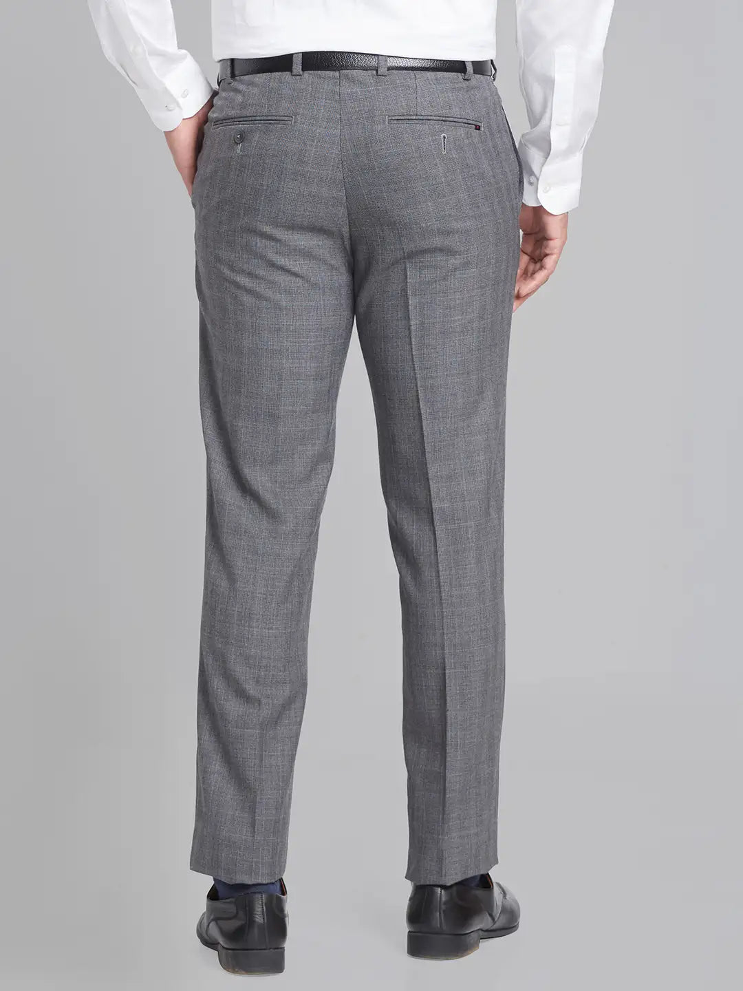 Men Contemporary Fit Khaki Trouser