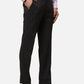 Raymond Men Blue Solid Contemporary Fit Polyester Blend Trouser