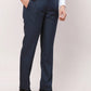 Raymond Men Grey Checks Slim Fit Polyester Blend Trouser