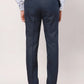 Raymond Men Grey Checks Slim Fit Polyester Blend Trouser