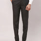 Raymond Men Blue Checks Slim Fit Polyester Blend Trouser