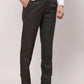 Raymond Men Blue Checks Slim Fit Polyester Blend Trouser