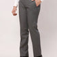 Raymond Men Blue Checks Slim Fit Polyester Blend Trouser