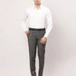 Raymond Men Blue Checks Slim Fit Polyester Blend Trouser