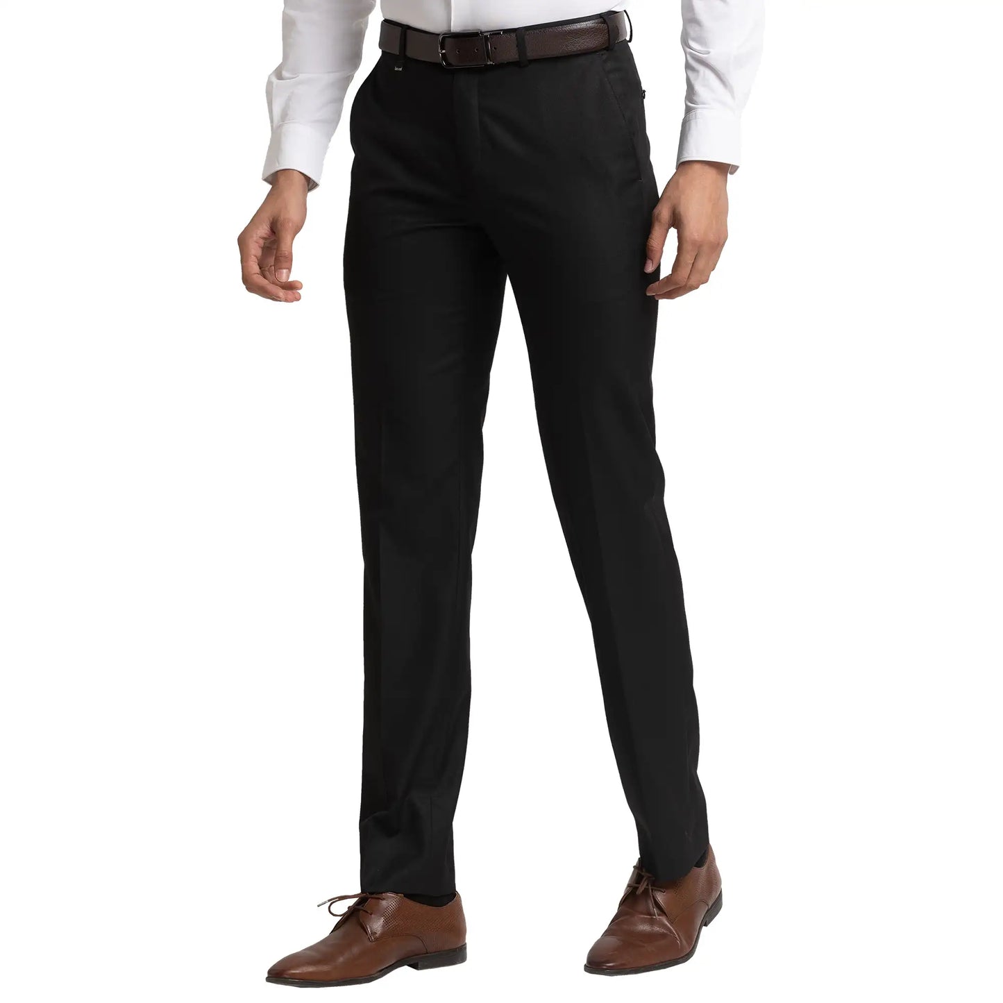Men Contemporary Fit Blue Trouser