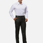 Raymond Men Brown Solid Contemporary Fit Wool Blend Polo Neck Sweater