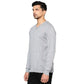 Men Regular Fit Grey Sweater