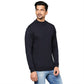 Men Regular Fit Grey Sweater