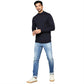 Men Regular Fit Grey Sweater