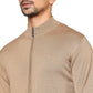 Men Regular Fit Grey Sweater
