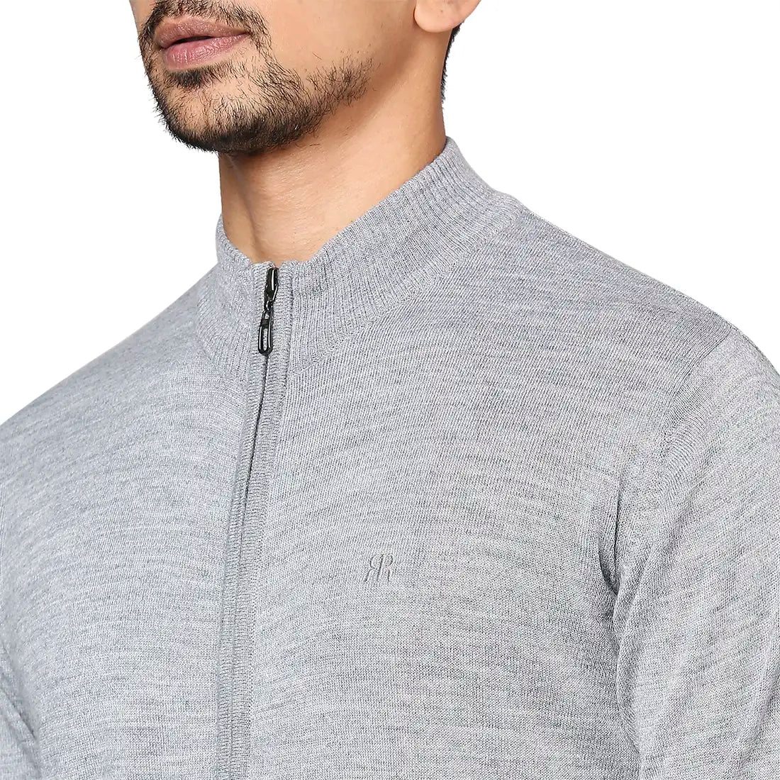 Men Regular Fit Maroon Sweater