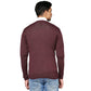 Men Regular Fit Grey Sweater