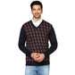 Men Regular Fit Grey Sweater