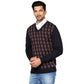 Men Regular Fit Grey Sweater