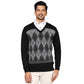 Men Regular Fit Grey Sweater