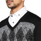 Men Regular Fit Grey Sweater