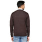 Men Regular Fit Black Sweater