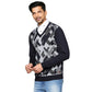 Men Regular Fit Beige Sweater