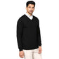 Men Regular Fit Maroon Sweater