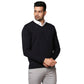 Men Regular Fit Maroon Sweater