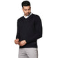 Men Regular Fit Maroon Sweater