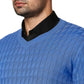Men Regular Fit Beige Sweater