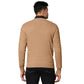 Men Regular Fit Yellow Sweater