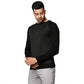 Men Regular Fit Brown Sweater