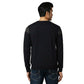 Men Regular Fit Black Sweater