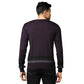 Men Regular Fit Grey Sweater