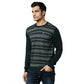 Men Regular Fit Blue Sweater