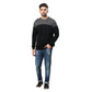 Men Regular Fit Green Sweater