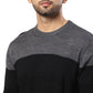 Men Regular Fit Green Sweater